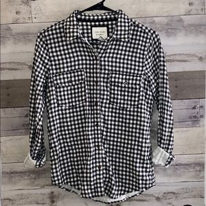 Black & white f21 flannel